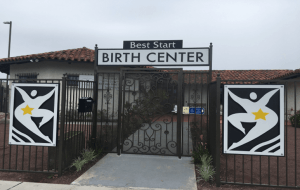 Best Start Birth Center front gates with iron fencing